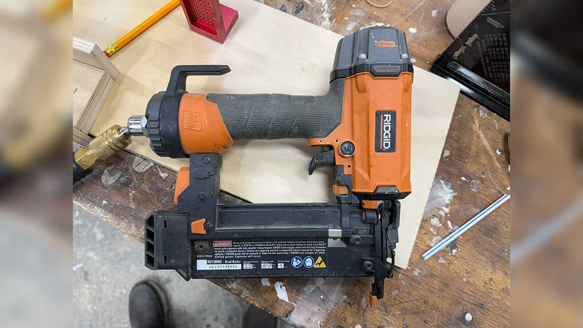 The RIDGID 18GA Brad Nailer I’ve Used on Every Project This Year